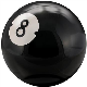 Bola Bowling Billiards 8 lbs negra